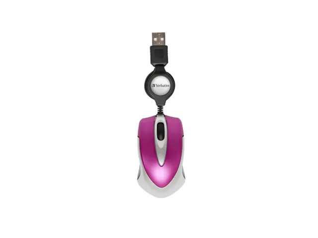 Verbatim Go Mini muis USB Type-A Optisch 1000 DPI Roze