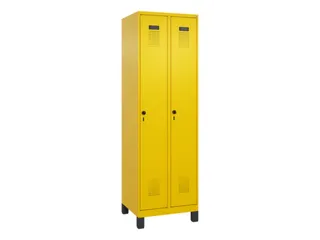 locker,HxBxD 1950x600x500mm,2vak,vak B 300mm,draaigrendel,voeten - 3