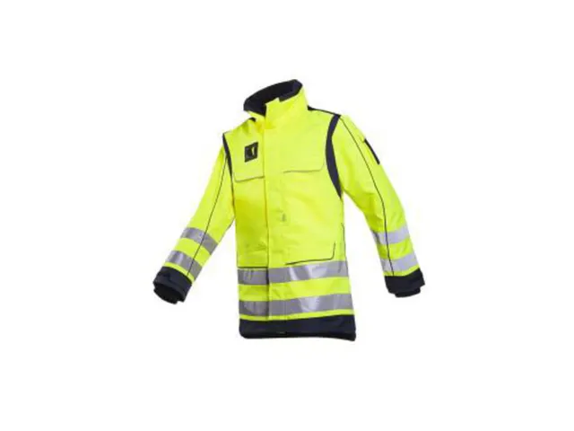 Sioen Thorton parka, geel/marineblauw, maat XL, per stuk