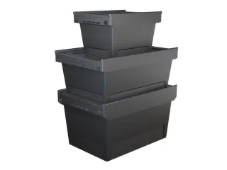Herbruikbare containers,3bakken,HxLxB 240x410-610x300-400mm,18-58l,PP - 2