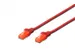 CAT 6 U-UTP patchkabel Cu LSZH AWG 26/7 Lengte 0,25m Rood