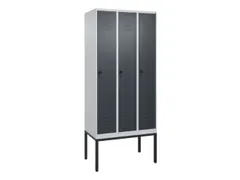 locker voor scheiding van kleding,HxBxD 2120x900x500mm,3vak