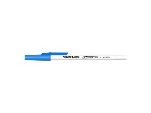 Balpen Paper Mate Kilometrico Recycled medium blauw