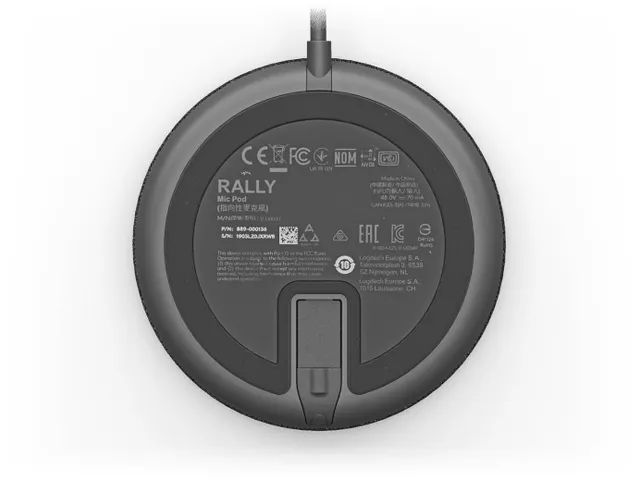 Logitech Rally Mic Pod Modulaire microfoon Grafiet