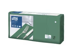 Tork 477423 Lunchservet Advanced Donkergroen 33x33cm