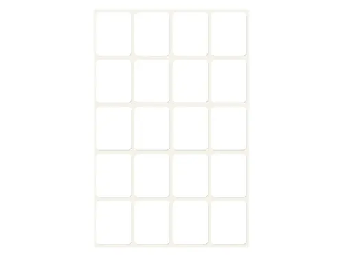 Etiket Avery Zweckform 3043 22x18mm wit 120 stuks