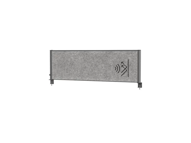 MAULconnecto scheidingsysteem Uplight 160x50cm Donker Frame Antraciet