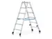 Boktrap Aluminium L 1 37M 2X6Treden Dubbelzijdig