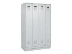 locker voor scheiding van kleding,HxBxD 1950x1200x500mm,4vak