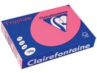 Clairefontaine Gekleurd Papier Trophée Intens A4 120 Gram Fuchsia