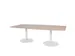 Table De Réunion Linesto Hauteur Fixe 240x120cm Hav/ceris - Blanc