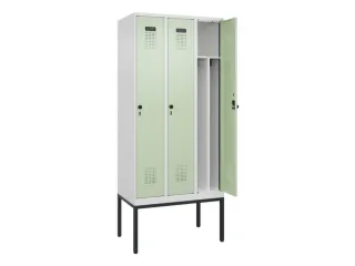 locker voor scheiding van kleding,HxBxD 2120x900x500mm,3vak - 1