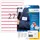 HERMA 4512 Naambadge textieletiket A4 63,5x29,6mm Wit/rood 540 stuks