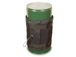 verwarmingsmantel,v. 60l vat,buiten nylon,zwart,300 W,m. thermostaat