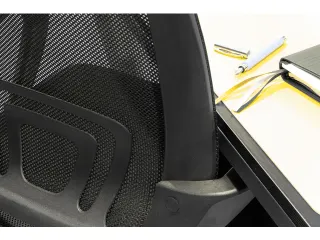 Bureaustoel Linea Felluca zwart/zwart met armleuning - 5