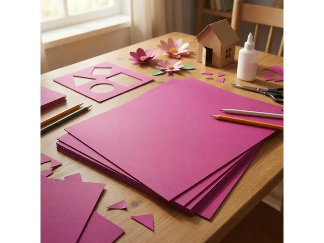 Fotokarton Kangaro 50x70cm 300gr pink pak 25 vel