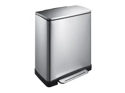 Pedaalemmer Afvalscheiding 46 Liter Mat Rvs