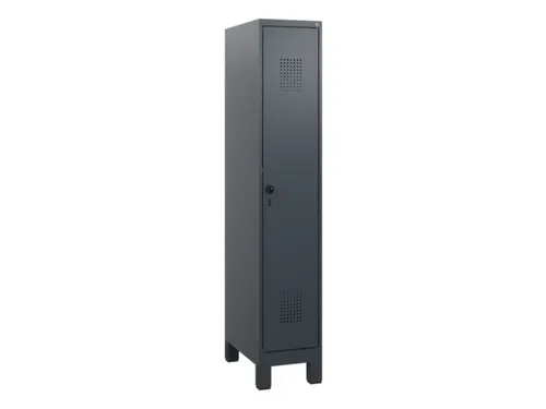 schoollocker,HxBxD 1630x300x500mm,1vak,vak B 300mm,draaigrendel,voeten