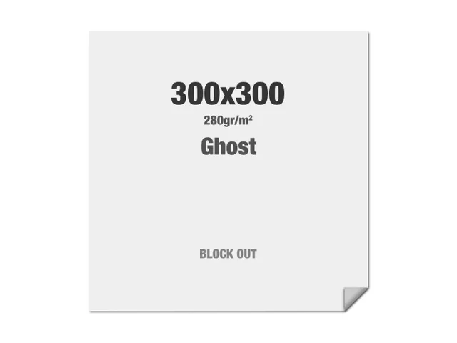 Bedrukte Block-Out voor Brightbox Pro Flex 300x300 cm