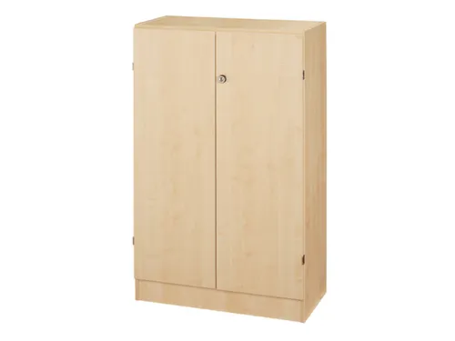 kantoorkast,HxBxD 1270x800x420mm,2xhouten vloer,Gestreepte greep