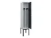 locker voor scheiding van kleding,HxBxD 2120x400x500mm,1vak