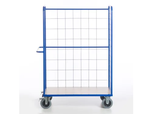 etagewagen,draagverm. 600kg,laadvl. LxB 1200x800mm,houtetage,RAL5010