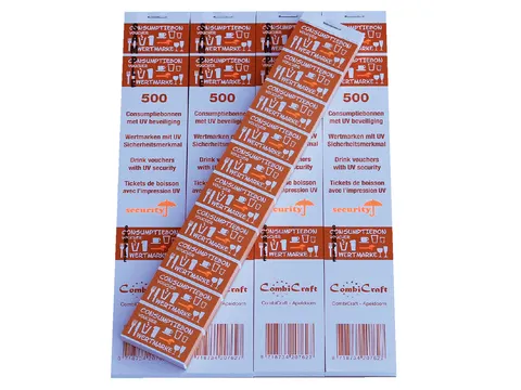 Consumptiebon Combicraft Uv Beveiliging 500 Stuks Oranje