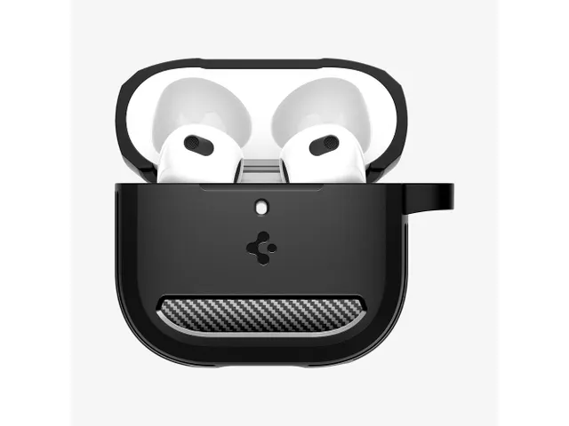 Spigen Rugged Armor Opbergtas AirPods 4TH Mat Zwart