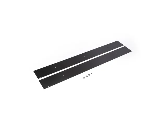 Insluitadapter voor Easy rack, eindkap, 42U, zwart, set van 2