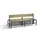 omkleedbank,HxLxD 796x2000x760mm,HPL eiken-sereno,frame staal RAL7021