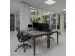 Siège de bureau 400 NPR tissu noir/dossier Mesh noir/piètement noir
