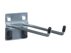 dubbele haak,v. perfoplaat,L 150mm