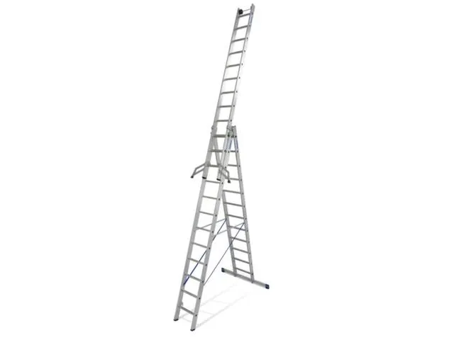 multifunctionele telescoopladder,3x12,sporten,balk L 3,4-8,6m