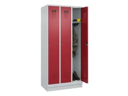 locker,HxBxD 1950x900x500mm,3vak,vak B 300mm,cil.-slot,sokkel