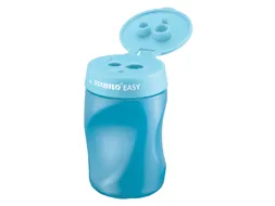 Puntenslijper STABILO Easy 4502 3 in 1 rechtshandig blauw