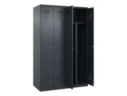 PBM-locker,HxBxD 1850x1200x500mm,4vak,vak B 300mm,cil.-slot