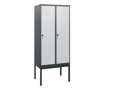 locker,HxBxD 1950x800x500mm,2vak,vak B 400mm,draaigrendel