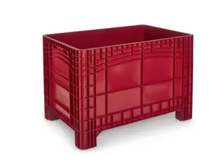 container met grote capaciteit,HxLxB 800x1200x800mm,535l,PE,rood - 2