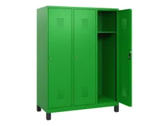 schoollocker,HxBxD 1630x1200x500mm,3vak,vak B 400mm,cil.-slot,voeten