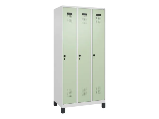 locker voor scheiding van kleding,HxBxD 1950x900x500mm,3vak