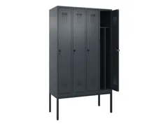 locker voor scheiding van kleding,HxBxD 2120x1200x500mm,4vak