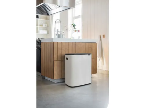 Afvalbak Bo Touch Bin 60 Liter Wit