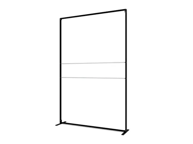 FlexFrame Modulair systeem beurswand 150x230cm Zwart frame