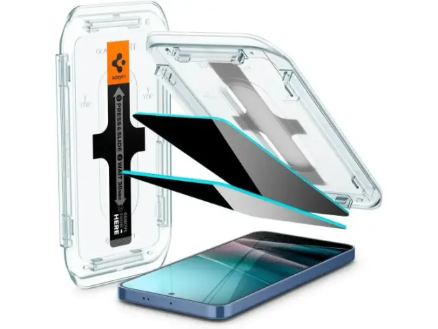 Spigen AGL09308 Privacy Screen Protector Galaxy S25/S24 Glas.tR EZ Fit