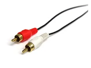 90cm Stereo Audiokabel 3,5mm naar 2x RCA M/M - 2