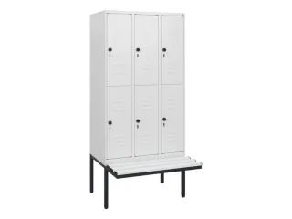 Dubbeldekse dekenkist,HxBxD 1950x900x815mm,3x2vak.,vak B 300mm - 1