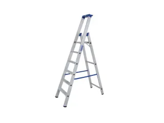 Ladder Aluminium Bordes H 1 40M 6Treden Incl. Bordes - 3