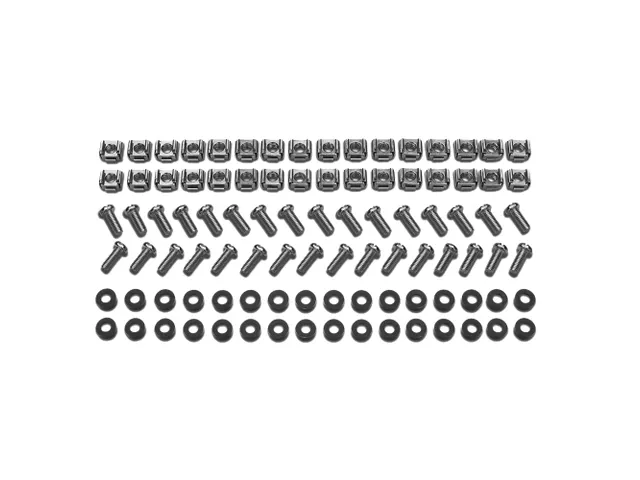 Easy rack, M6 hardware kit, 32 sets M6 kooimoeren, nylon ringen, sleuf