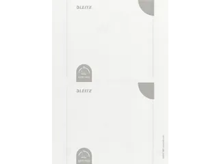 Rugetiket Leitz breed/kort 62x192mm zelfklevend wit printbaar - 3