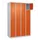 lockerkast HxBxD 1850x1200x500mm 4x5vakken cil.-slot staand op vloer